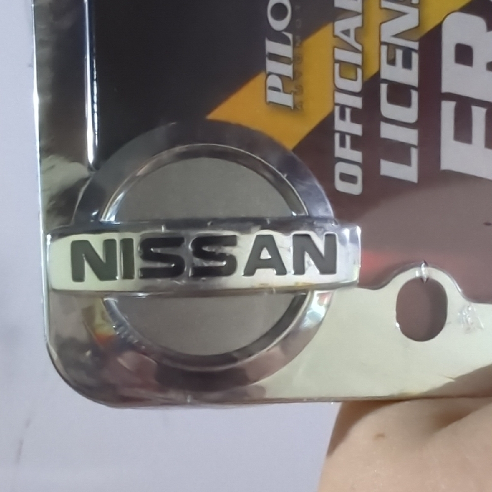 Silver License Plate Frame - Picture 2 of 4